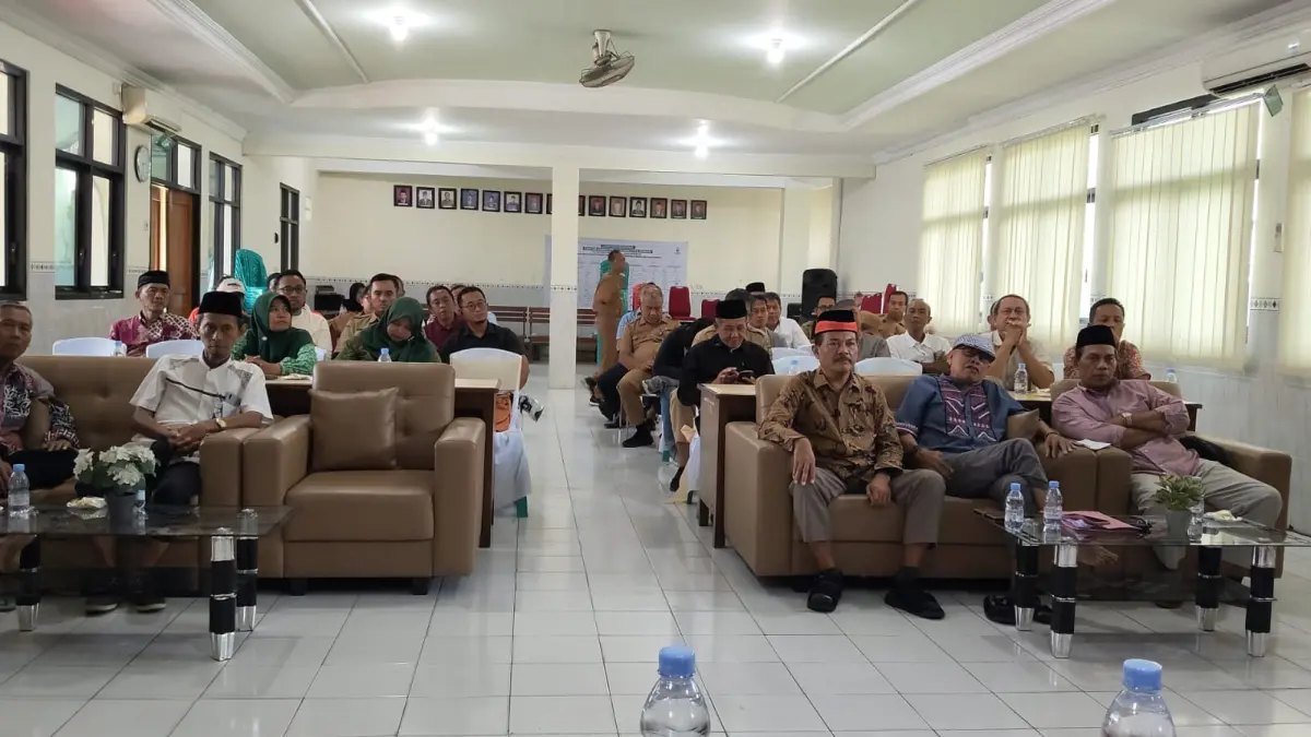 Calon jemaah haji Kota Madiun mengikuti persiapan skema ibadah, termasuk program murur bagi jemaah risiko tinggi. FOTO: ISTIMEWA