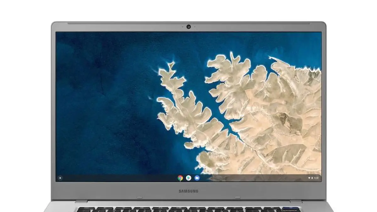 Ilustrasi laptop Samsung yang keyboard-nya tidak berisik. (samsung)