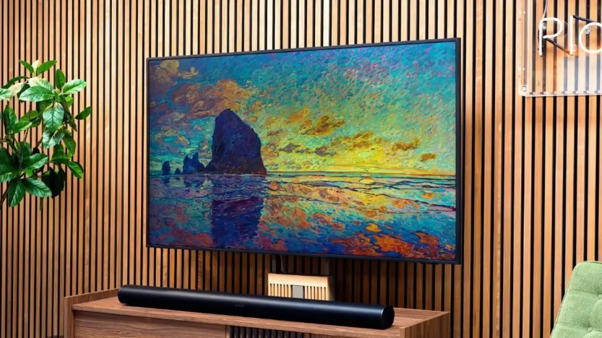 Ilustrasi rekomendasi Smart TV Samsung. (smart home sounds) 