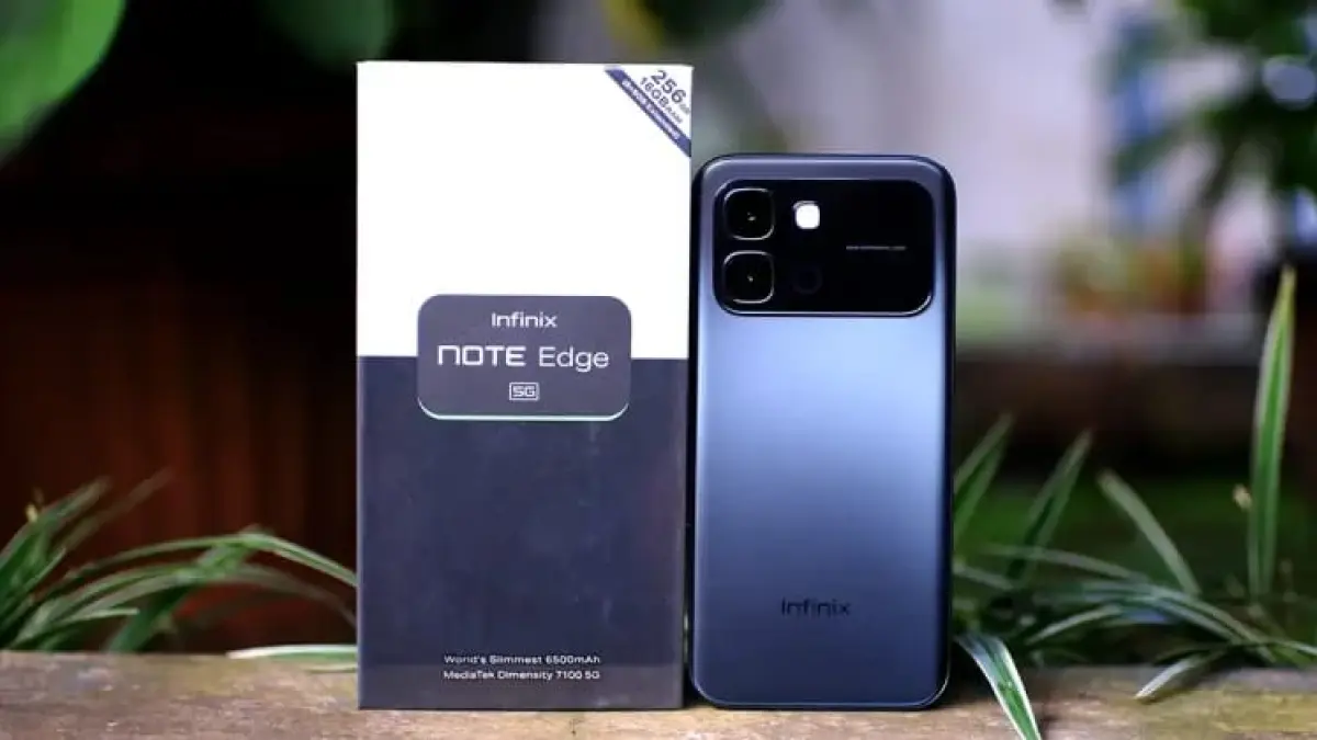 Infinix Note Edge 5G, smartphone layar lengkung AMOLED 120Hz.