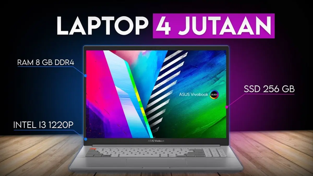 Rekomendasi laptop di bawah 5 jutaan spek dewa. (ISTIMEWA/YOUTUBE)