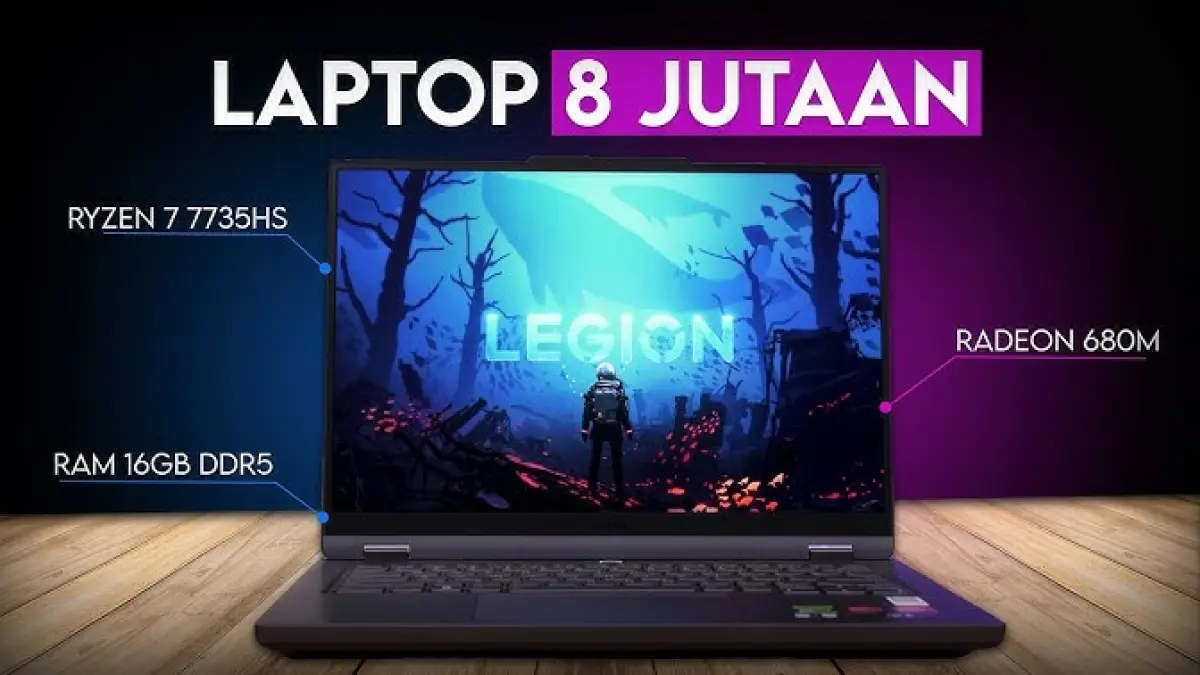 Rekomendasi laptop gaming harga 8 jutaan - 12 jutaan. (ISTIMEWA/YOUTUBE)