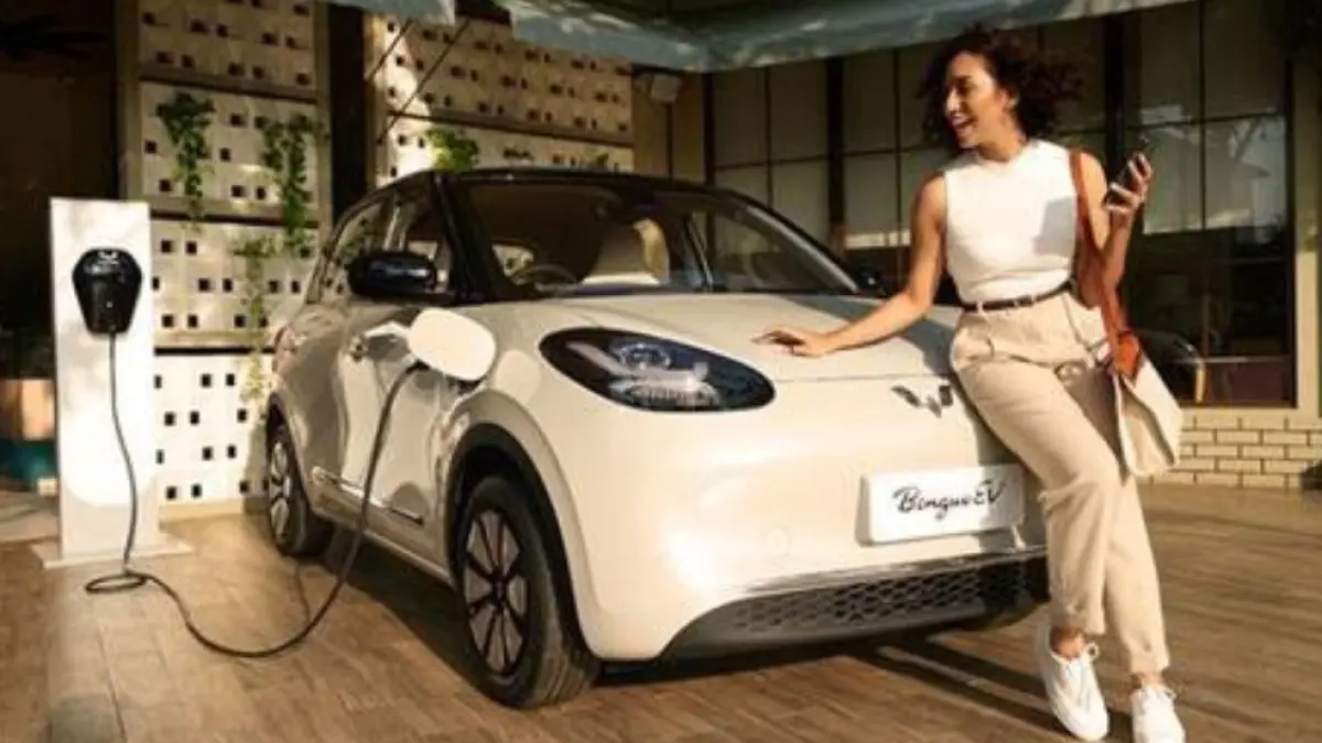 Wuling Binguo EV merupakan langkah besar dalam evolusi kendaraan listrik dari Wuling, yang mengedepankan desain retro-futuristic yang elegan.(Wuling)