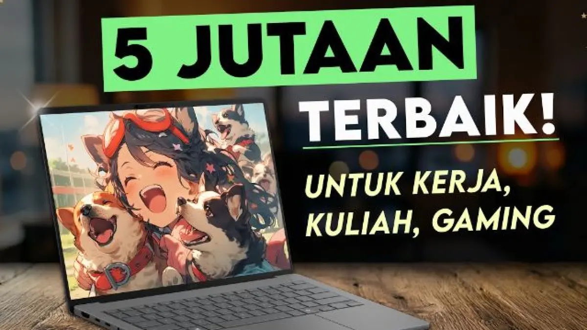 5 Laptop Terbaik untuk Jualan Online 2026. (RAH GADGET/YOUTUBE)