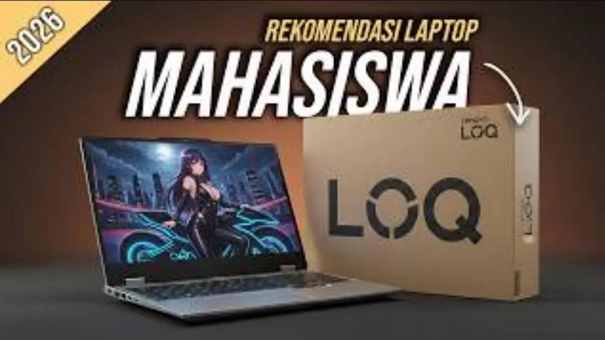 5 Rekomendasi Laptop Mahasiswa Terbaik 2026. (SITUS GADGET/YOUTUBE)