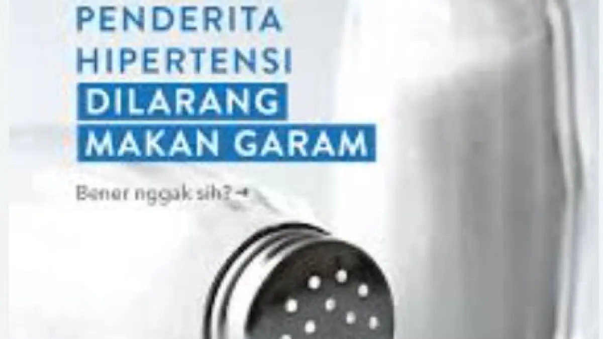 Garam dapat menjadi faktor pemicu hipertensi. (ISTIMEWA)