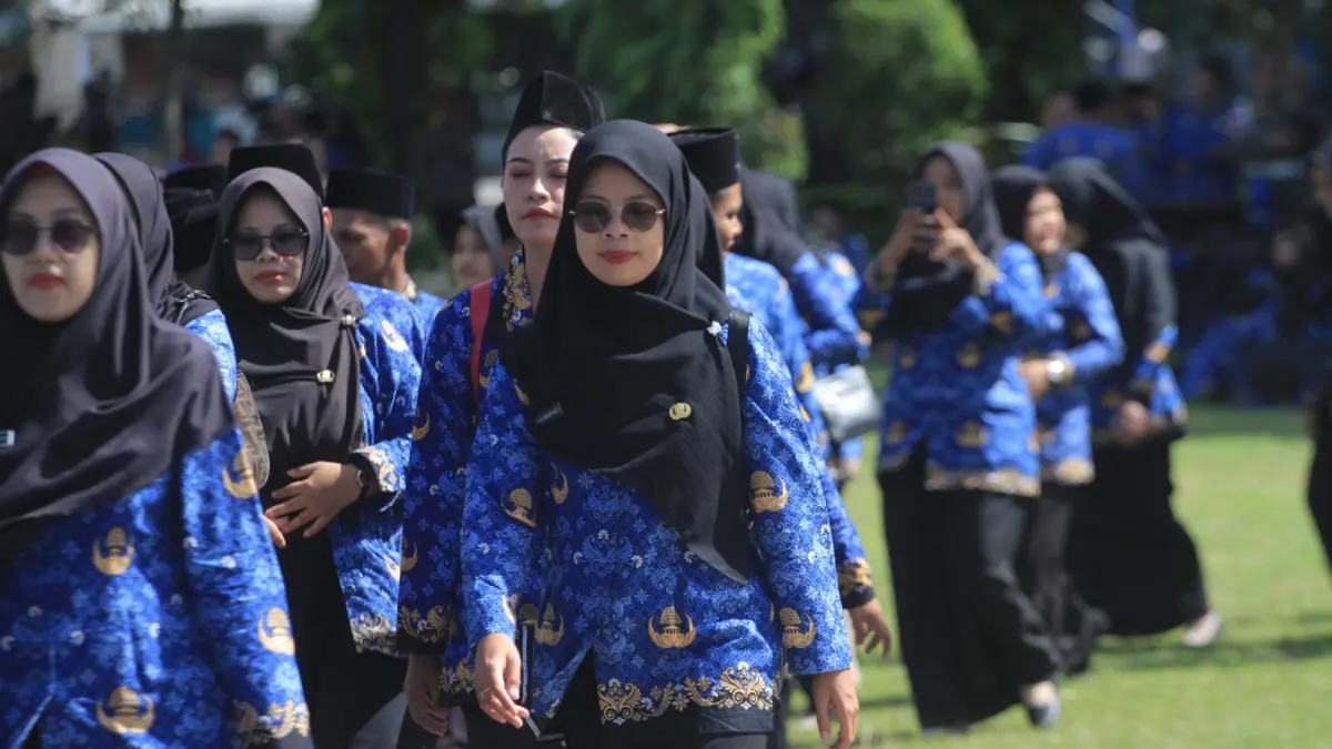 Aktivitas ASN Magetan tetap berjalan normal di tengah kajian kebijakan WFH dan efisiensi energi. DOK RADAR MAGETAN