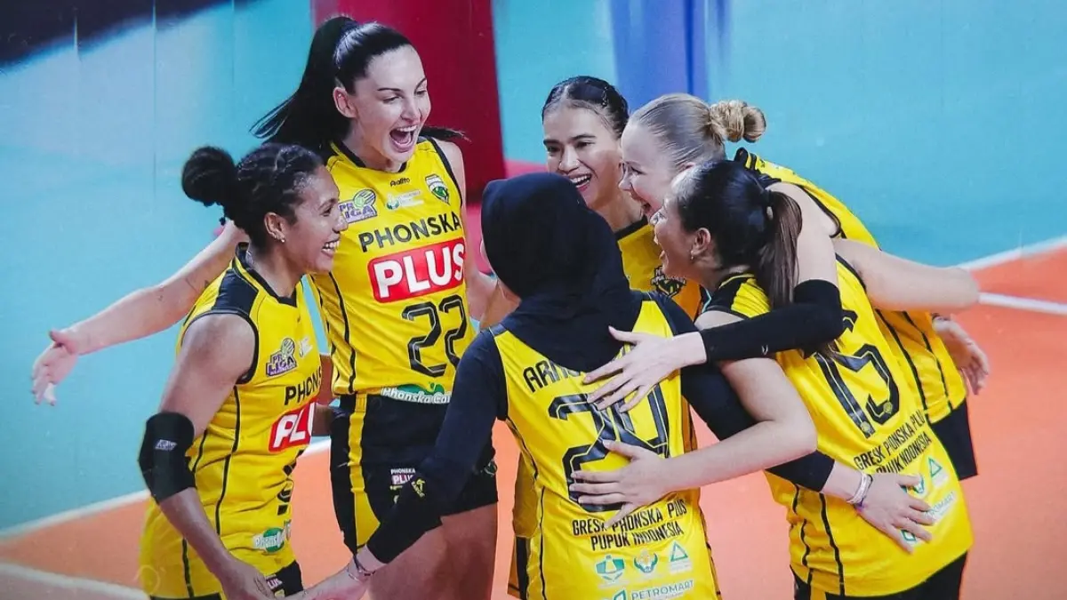 LavAni menang 3-0 atas Garuda Jaya, Gresik Phonska juga bungkam Popsivo 3-0 di Final Four Proliga 2026 Surabaya. (ig@petrovoli)