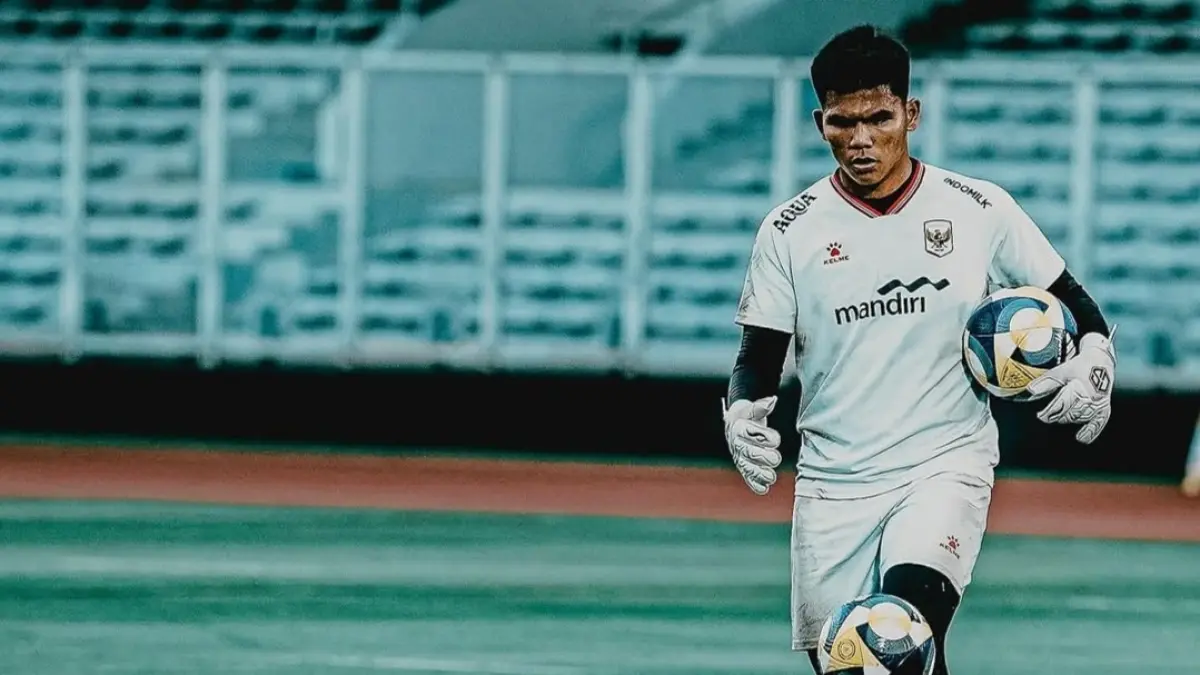 MISI SULIT: Kiper PSIM Jogja Cahya Supriyadi bakal menjadi andalan timnya untuk menahan gempuran Dewa United. (IG @psimjogja_official)
