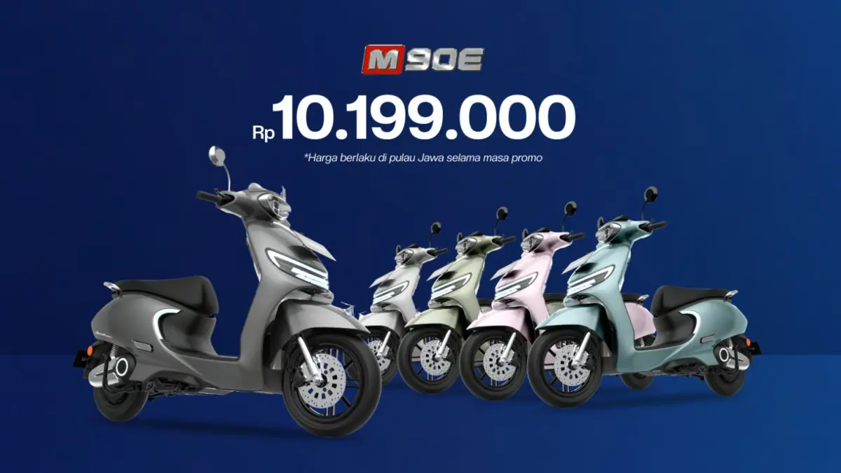 Motor listrik Uwinfly M90E dibanderol dengan harga Rp 10 jutaan. (UWINFLY)