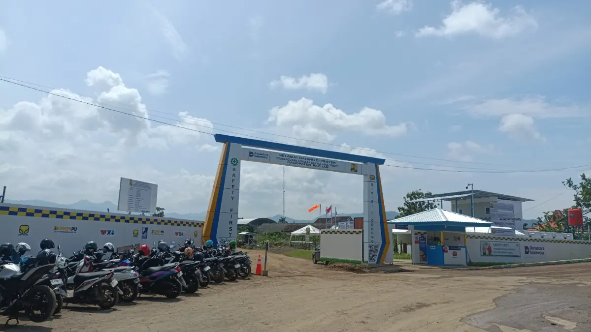 Pembangunan Sekolah Rakyat di Pacitan masih tahap awal dengan progres fisik mencapai sekitar 15 persen. FOTO: NUR CAHYONO/RADAR PACITAN