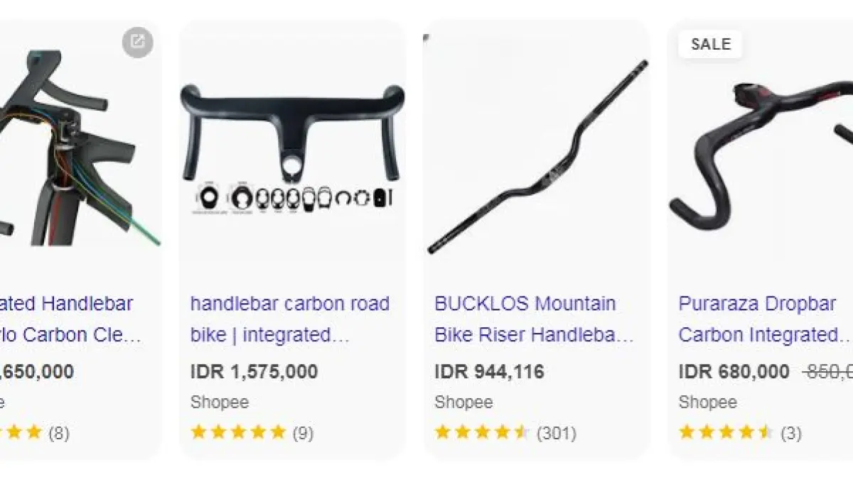 Rekomendasi Handlebar Sepeda Nyaman di Bawah Rp1 Jutaan. (ISTIMEWA)