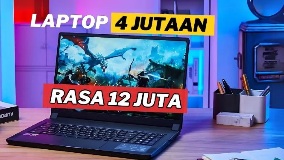 Rekomendasi laptop 4 jutaan. (YouTube DenzhoPro)