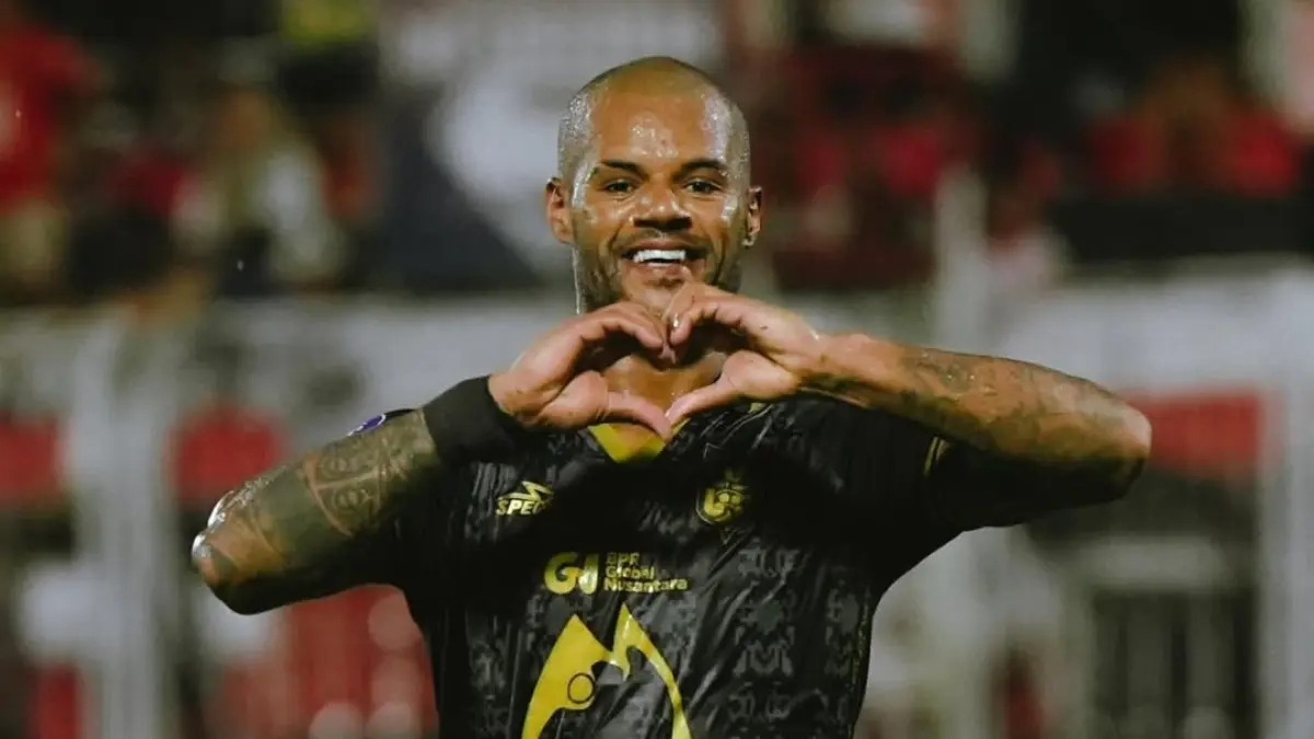 SUKSES: Striker Malut United David da Silva yang kini sukses menjadi top skor sementara BRI Super League 2025/26. (IG @davidasilva14)