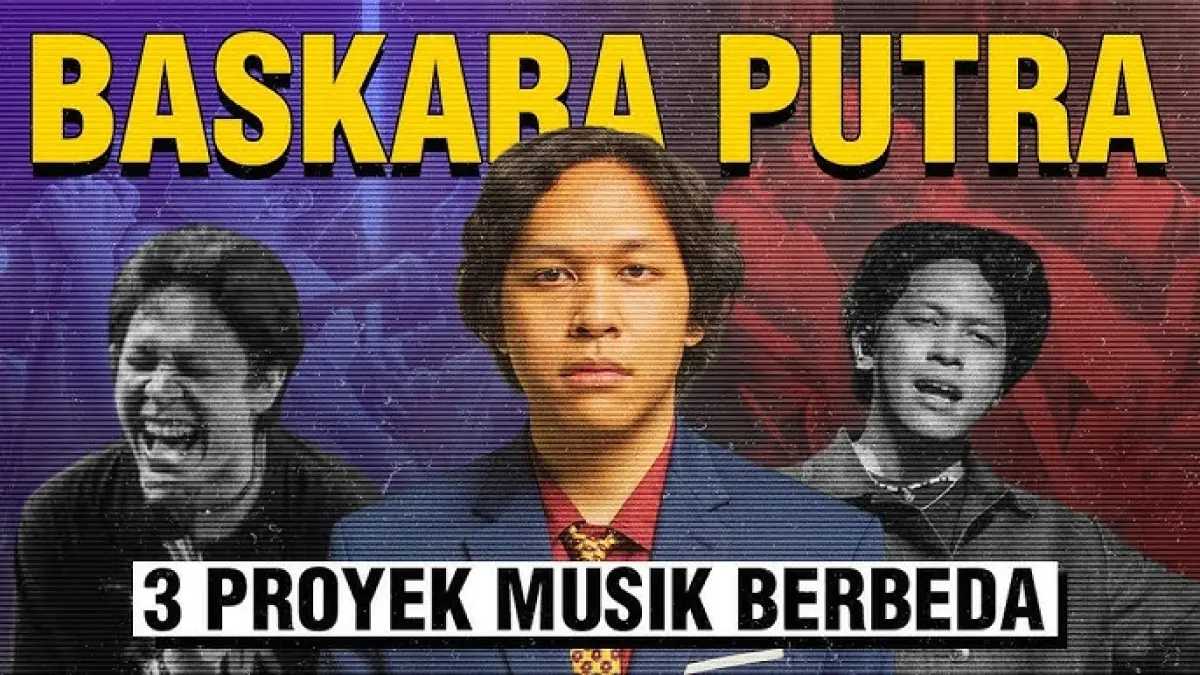Tiga proyek musik Baskara Putra. (YouTube Music Odyssey)