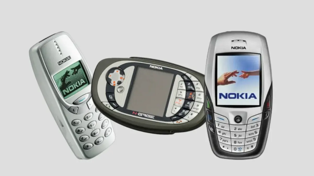 Ilustrasi HP Nokia jadul.