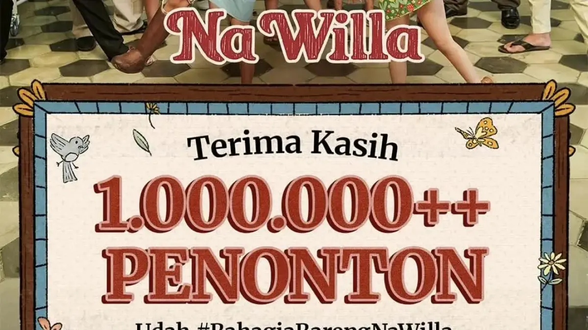 Na Willa tembus 1 Juta Penonton di hari ke-17 Penayangan di Bioskop (Instagram.com/nawillaofficial)