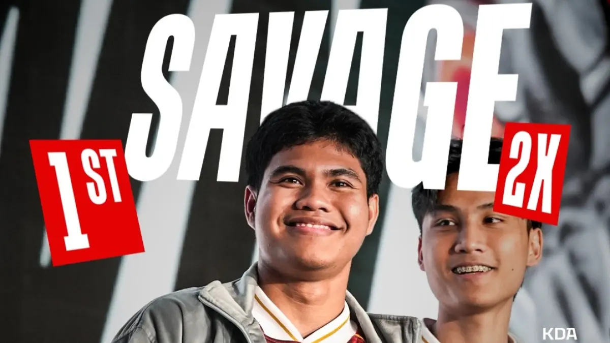 Arfy mencatatkan double savage pada game penentu lawan EVOS, sebuah momen langka di level kompetitif MPL. (MPL ID)