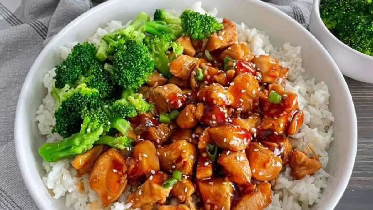Ilustrasi resep ayam teriyaki.