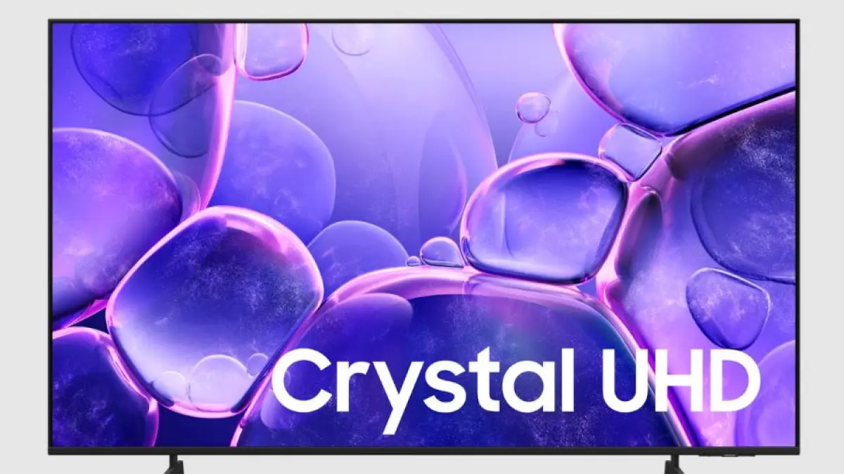 Ilustrasi smart TV Samsung Crystal UHD. (Samsung) 
