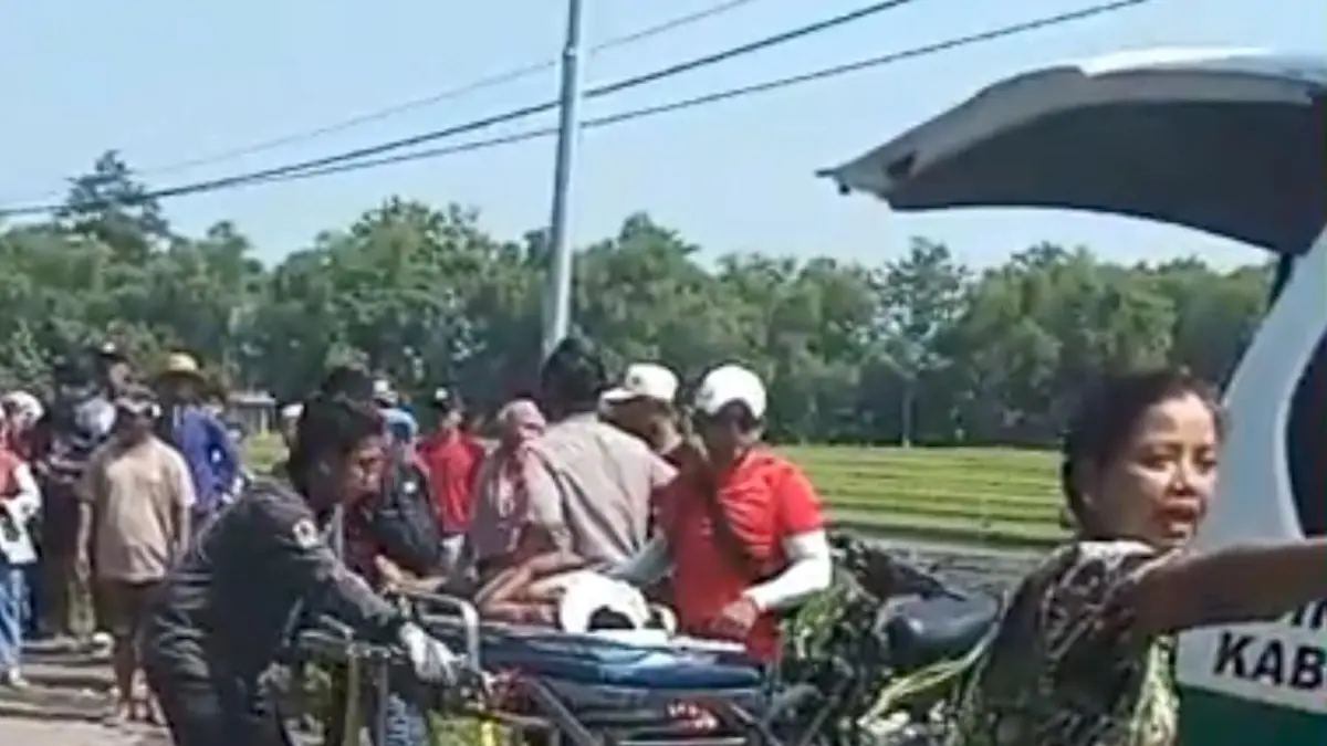 Kondisi kendaraan usai kecelakaan di Jalan Sawahan Madiun yang menyebabkan dua orang meninggal dunia. FOTO: TANGKAPAN LAYAR