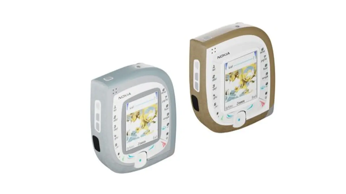 Nokia 7600 mengusung desain yang unik dan beda dari kebanyakan HP lain di pasaran. (TURBO SQUID)