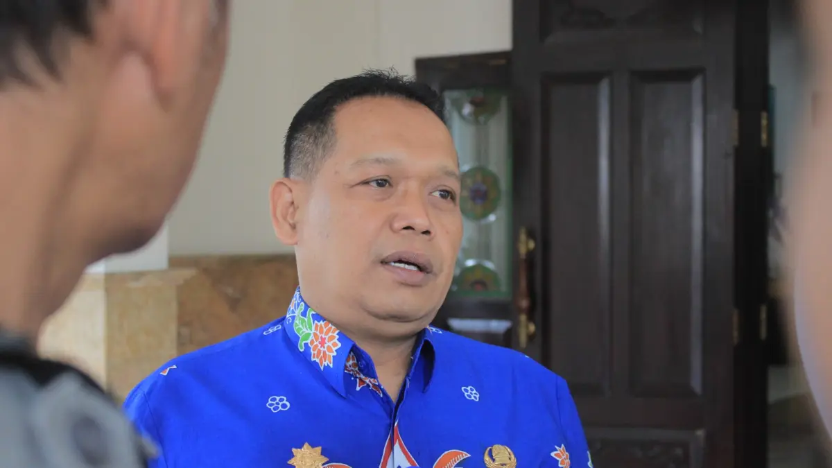 Sekretaris Daerah Magetan Welly Kristanto membenarkan Jaka Risdiyanto mengundurkan diri dari jabatan Sekretaris DPRD Magetan karena alasan kesehatan. DOK RADAR MAGETAN