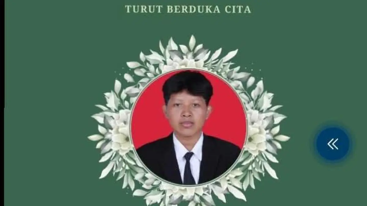 Zhydan Daffu Rhadythia (19), warga Ngrambe, menjadi korban kecelakaan di jalur Ngawi-Ngrambe.