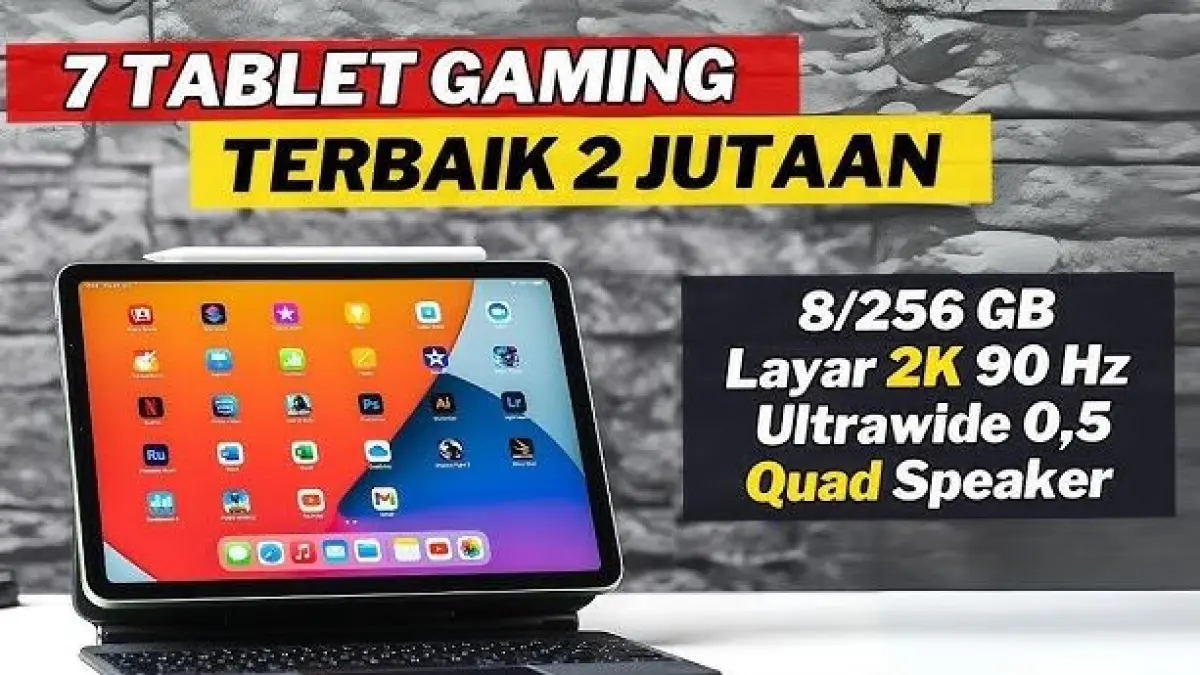 5 Tablet 2 Jutaan Terbaik 2026 untuk Desain & Konten. (DENZHOPRO/YOUTUBE)