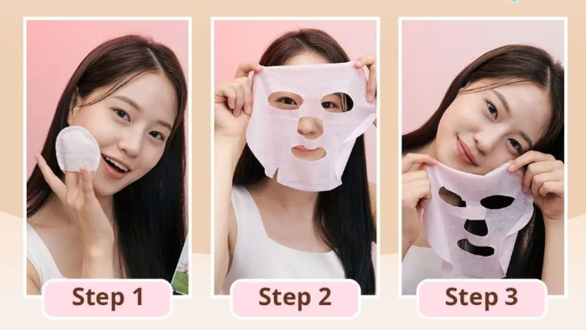 Cara menggunakan sheet mask yang benar. (ISTIMEWA)