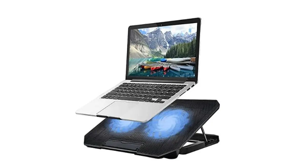 Ilustrasi cooling pad laptop.