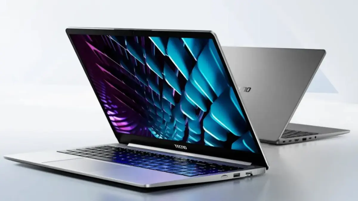 Ilustrasi laptop Tecno Megabook K15S. (TECNO Mobile)