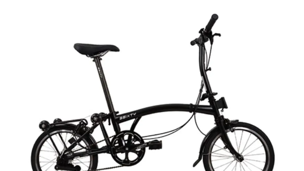 Ilustrasi sepeda lipat 3Sixty mirip Brompton.
