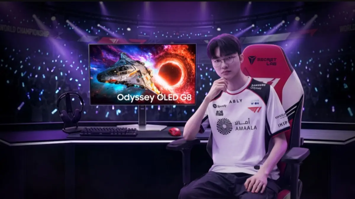 Samsung kembali jadi merek monitor gaming nomor 1 dunia selama 7 tahun.  (Samsung)