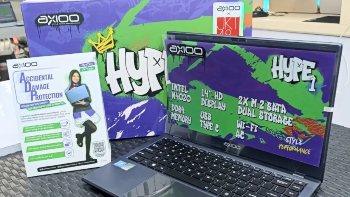 Axioo tampil agresif di segmen entry-level lewat MyBook Hype 1.