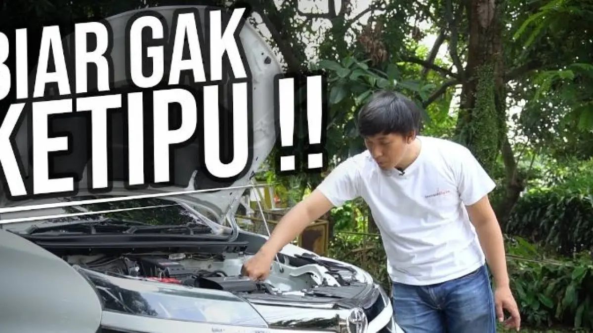 Cara Cek Fisik dan Mesin Mobil Bekas. (RIDWAN HANIF/YOUTUBE)