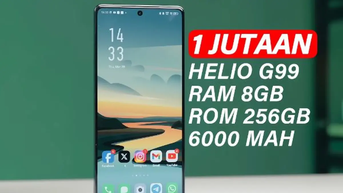 HP 1 Jutaan Baterai Besar Terbaik 2026. (YouTube Solusi Gadget) 