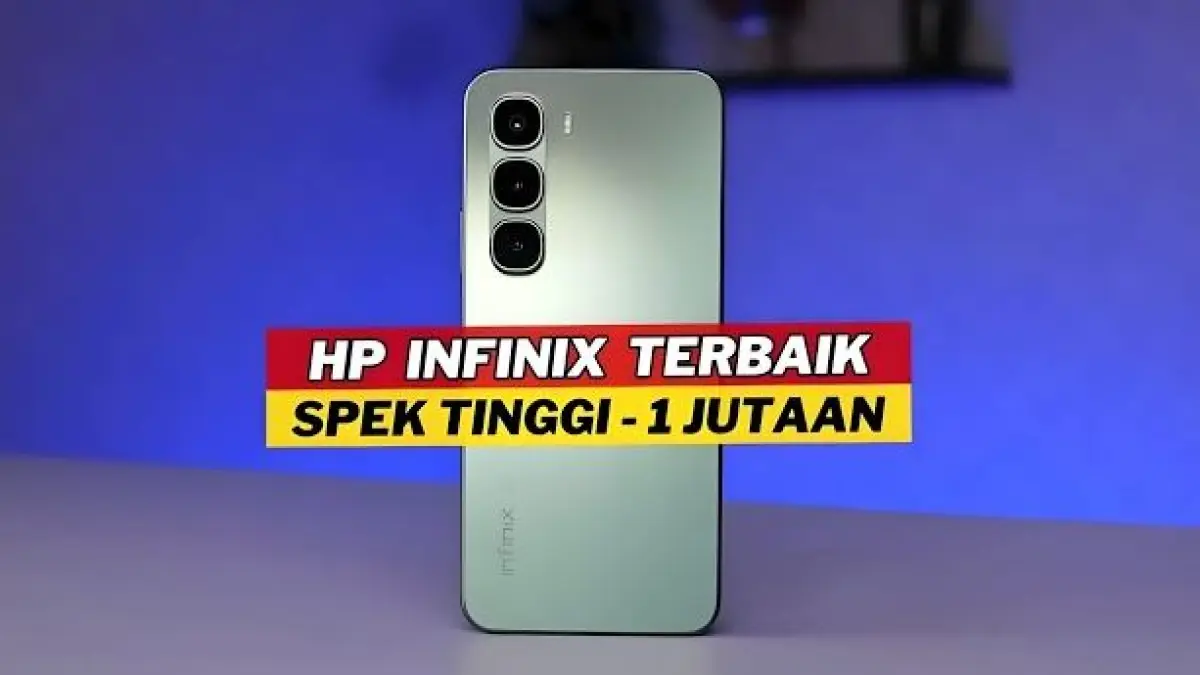 HP AI Infinix 1 Jutaan RAM 8GB Terbaik 2026. (YOUTUBE)