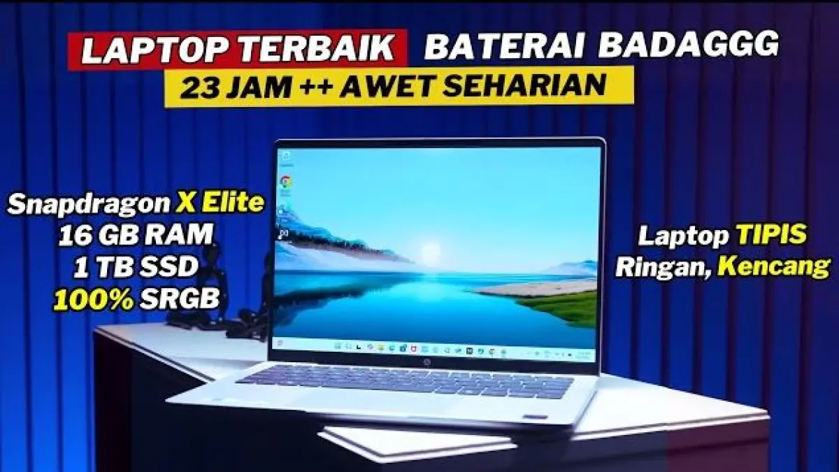 ILUSTRASI Laptop Bisnis yang Tahan Banting Terbaik 2026. (DENZHOPRO/YOUTUBE)