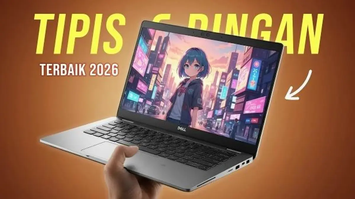 ILUSTRASI Laptop Ringan dan Tipis 2026. (YouTube 5 days ago) 