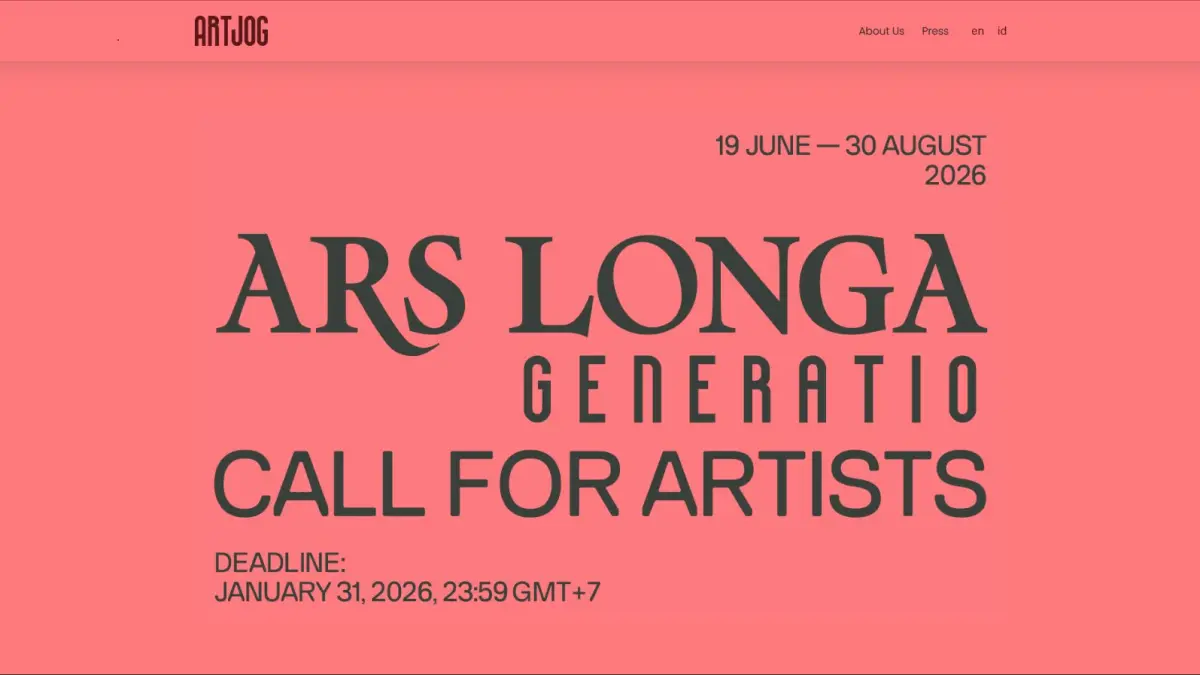 Poster Artjog 2026 (Instagram @artjog.id)