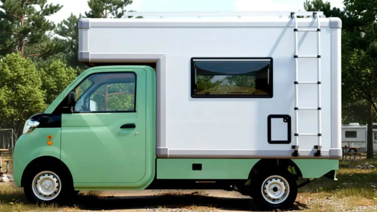Ari 458-Pro Mini Camper, mobil mini camper terkecil di dunia. (ARI)