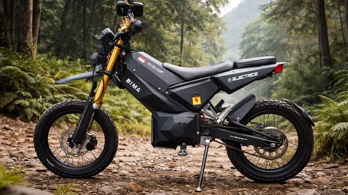 Bima Enduro ECR 3000 mampu melaju hingga 100 km/jam.