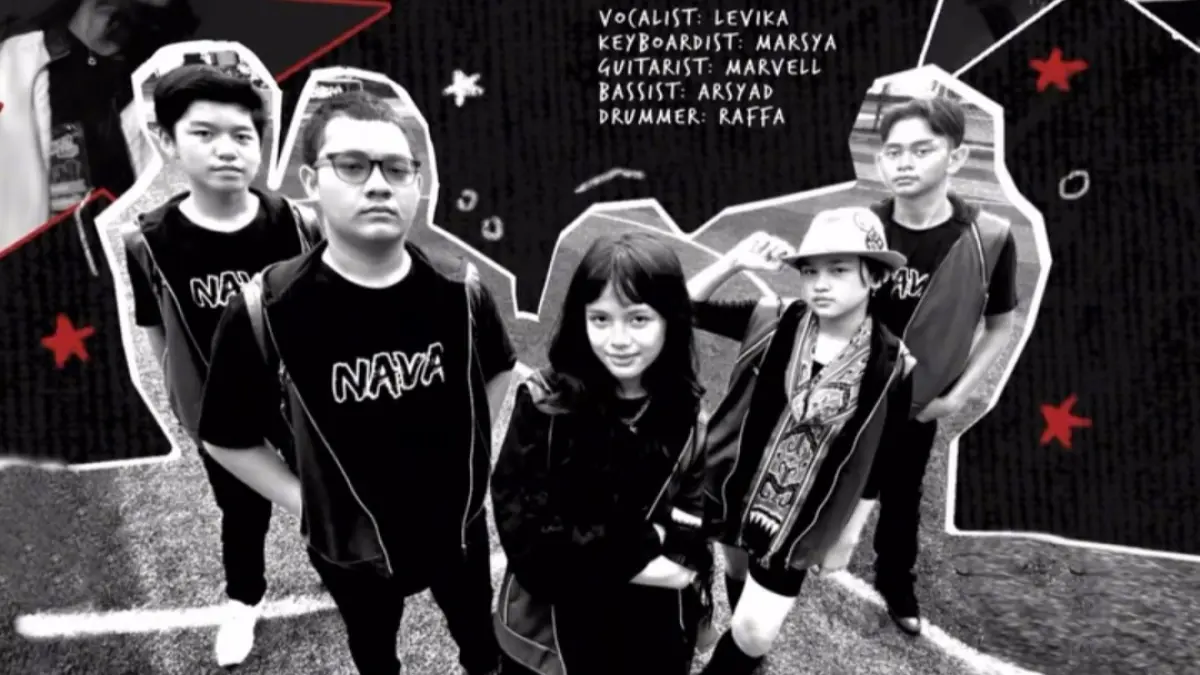 D’Nava asal Jakarta Barat masuk top 30 Band Academy Indosiar. (ig@dnava_band)