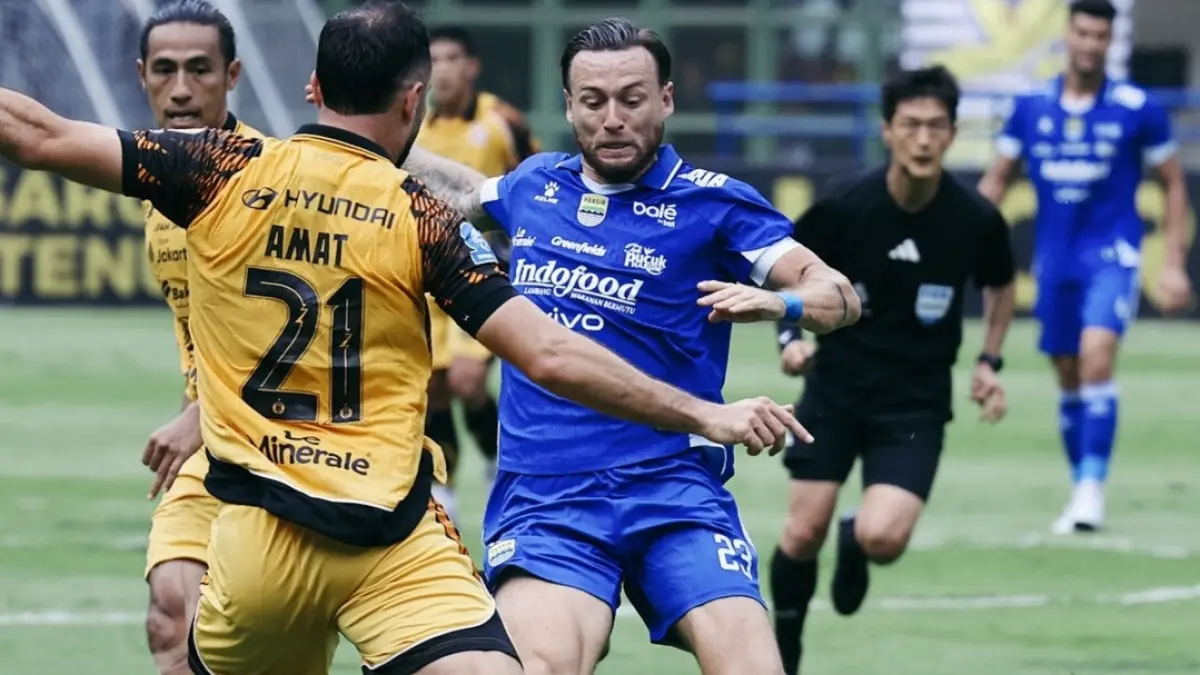 DUEL KLASIK: Laga El Classico antara Persib vs Persija selalu dinantikan publik sepak bola tanah air. Duel ini dianggap jadi salah satu penentu gelar juara bagi Maung Bandung. (IG @persib)