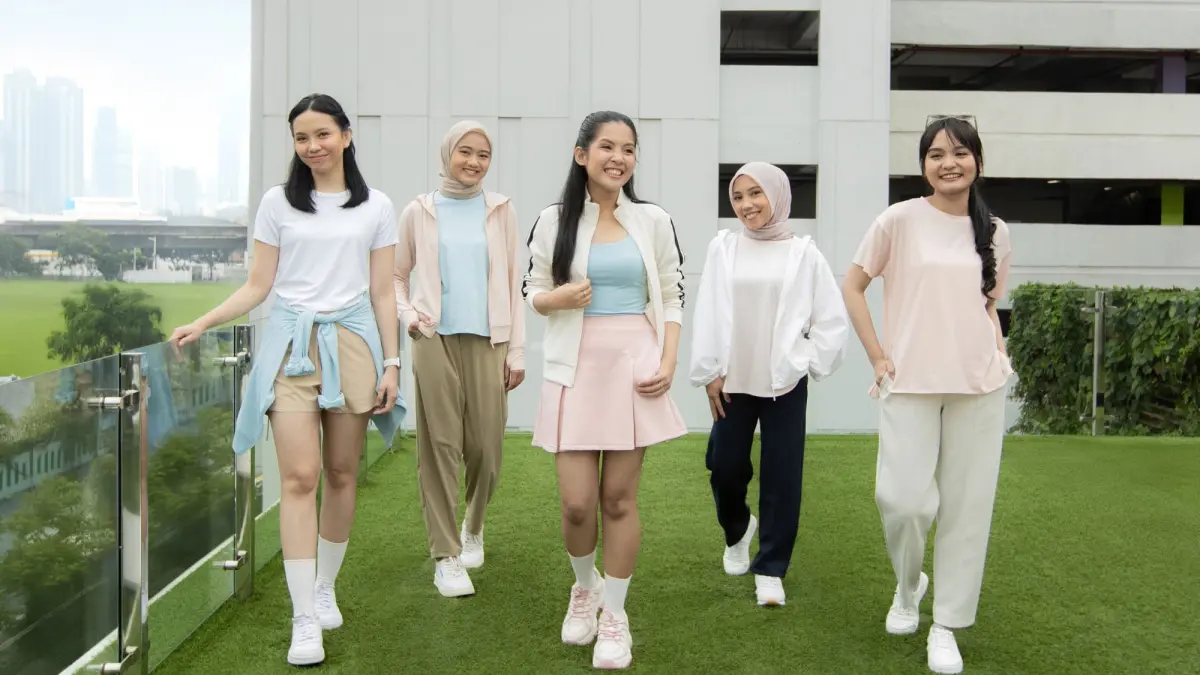 Ilustrasi pakaian AIRism UNIQLO untuk olahraga. (UNIQLO)