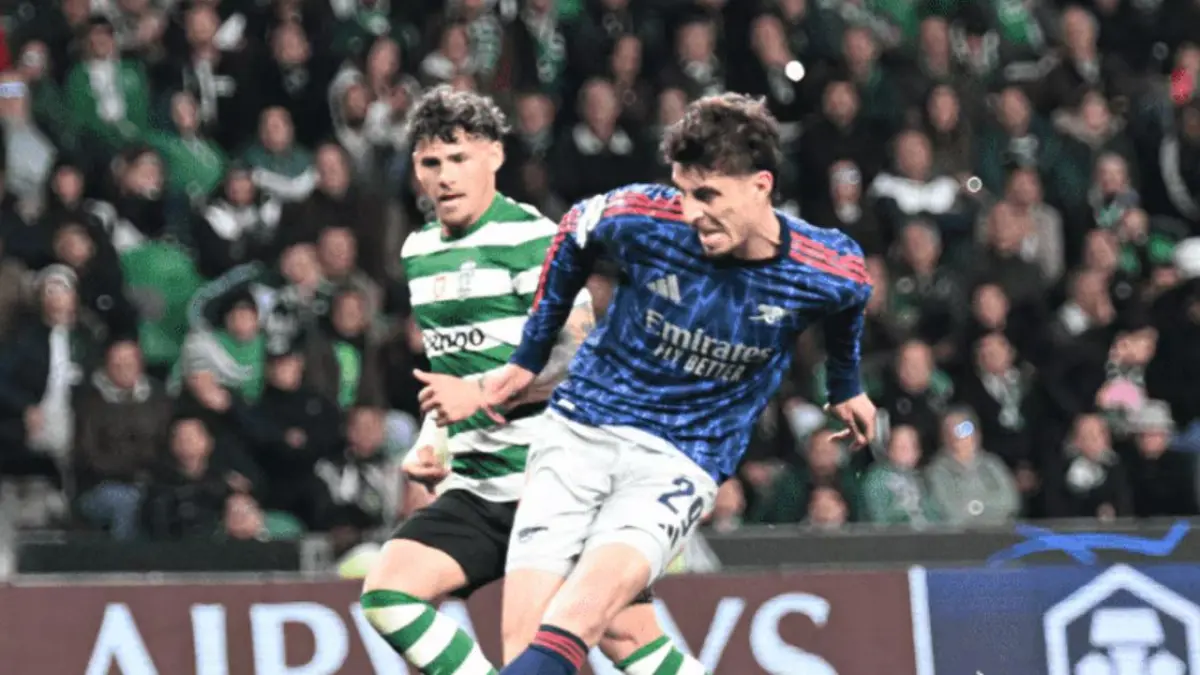Kai Havertz mencetak gol untuk Arsenal. (INSTAGRAM)