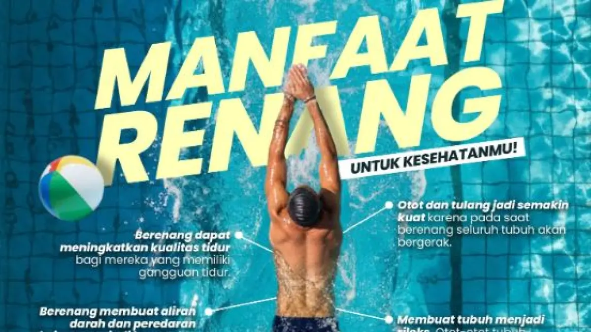 Manfaat Olahraga Berenang. (INSTAGRAM rs.arafahanwarmedika) 