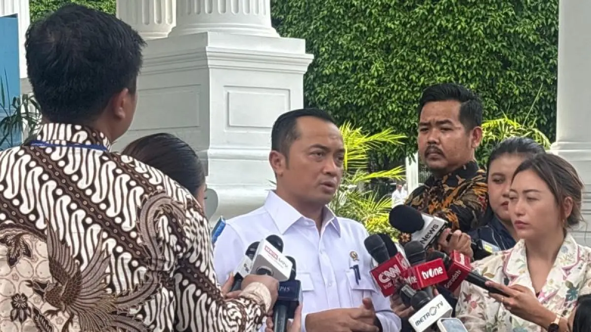 Menteri Sekretaris Negara Prasetyo Hadi ditemui di Kompleks Istana Kepresidenan, Jakarta, Rabu (8/4). (ANTARA)