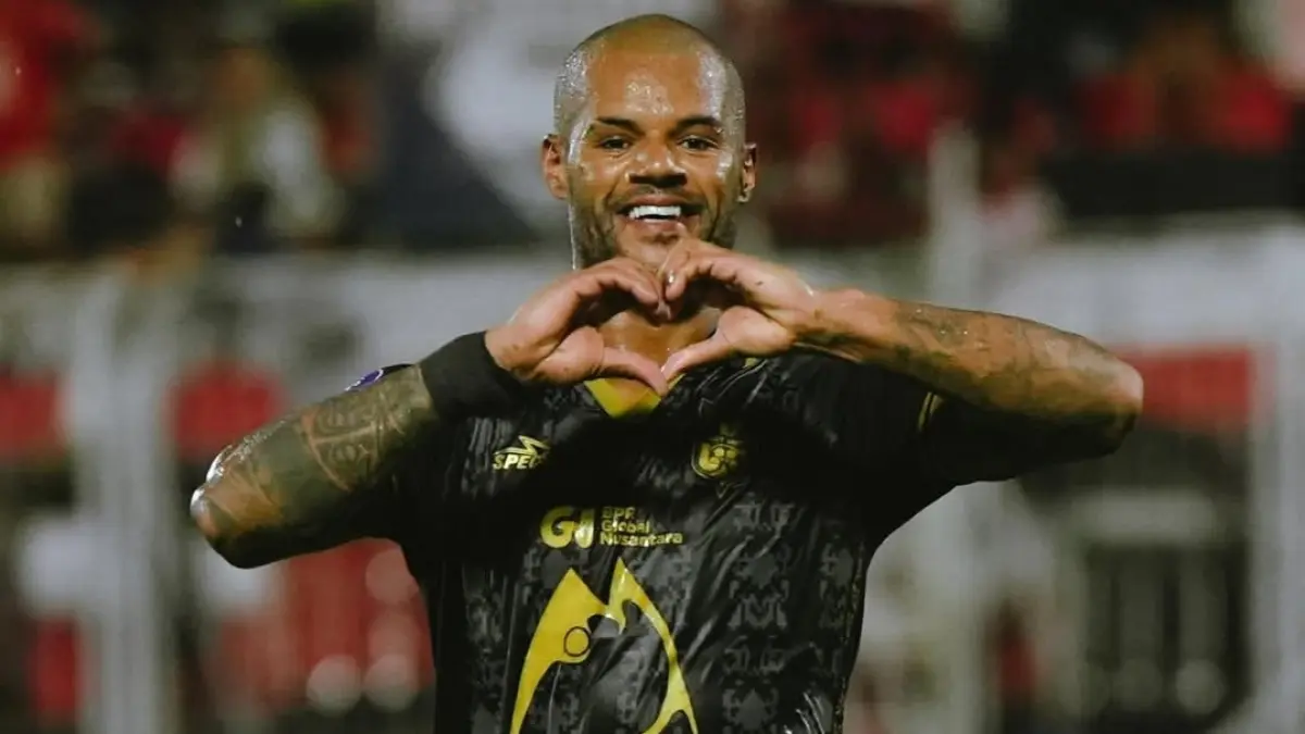 PREDATOR: Pemain Malut United asal Brasil David da Silva menjadi pemain tersubur di BRI Super League beberapa musim terakhir. (IG @davidasilva14)